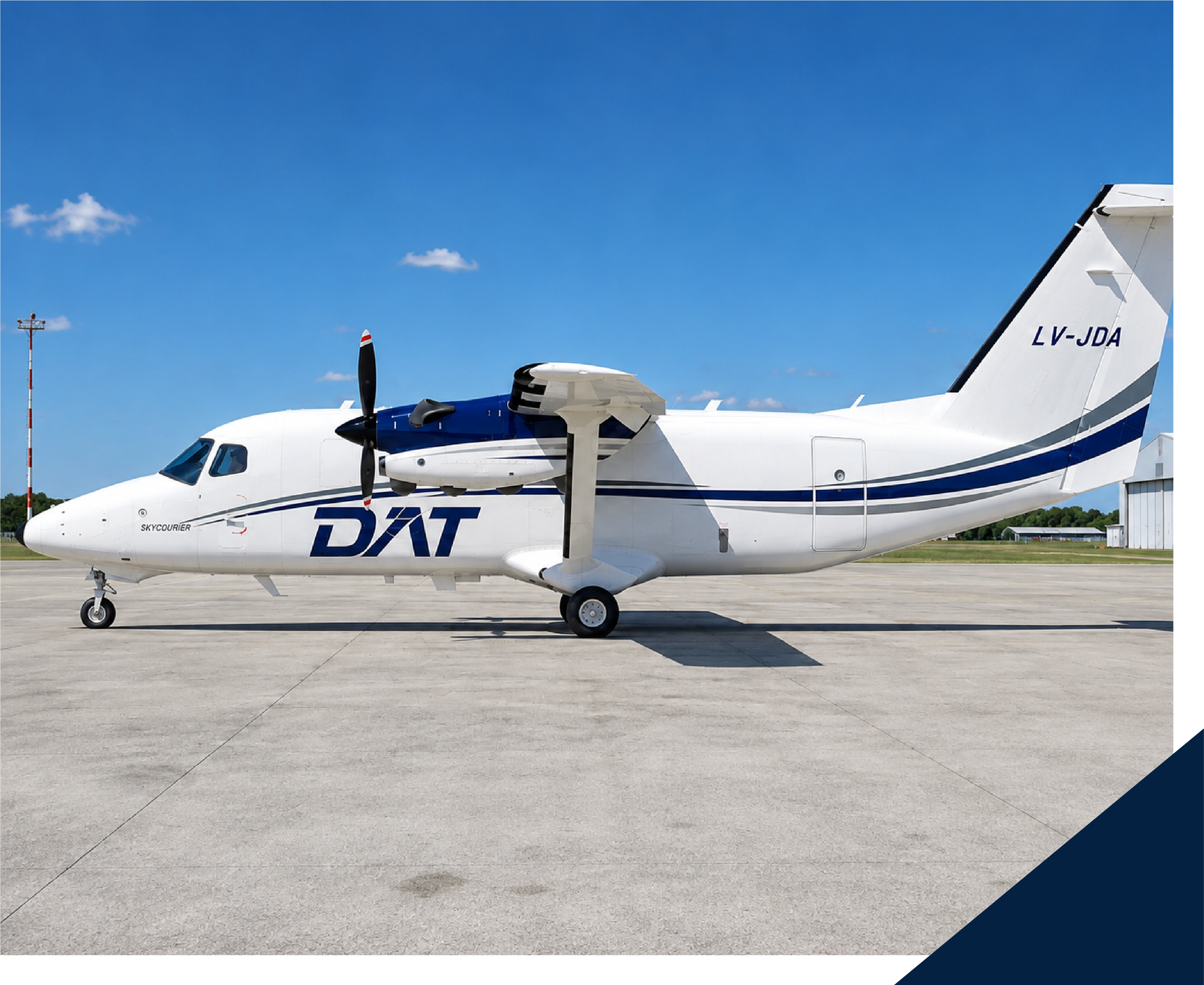 Cessna SkyCourier de DAT en pista